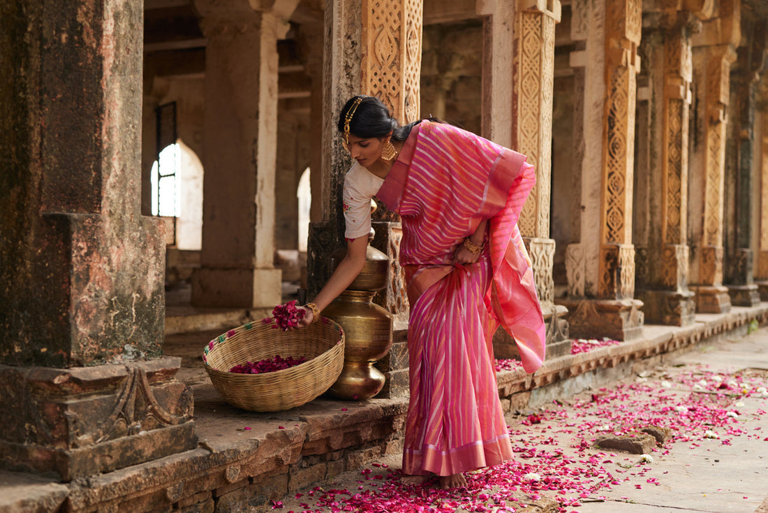 How to Spot an Authentic Chanderi Saree from a Fake One: A Quick Guide for Beginners