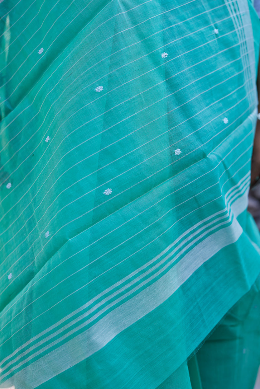 Karigari Leher Cotton Silk Chanderi Saree
