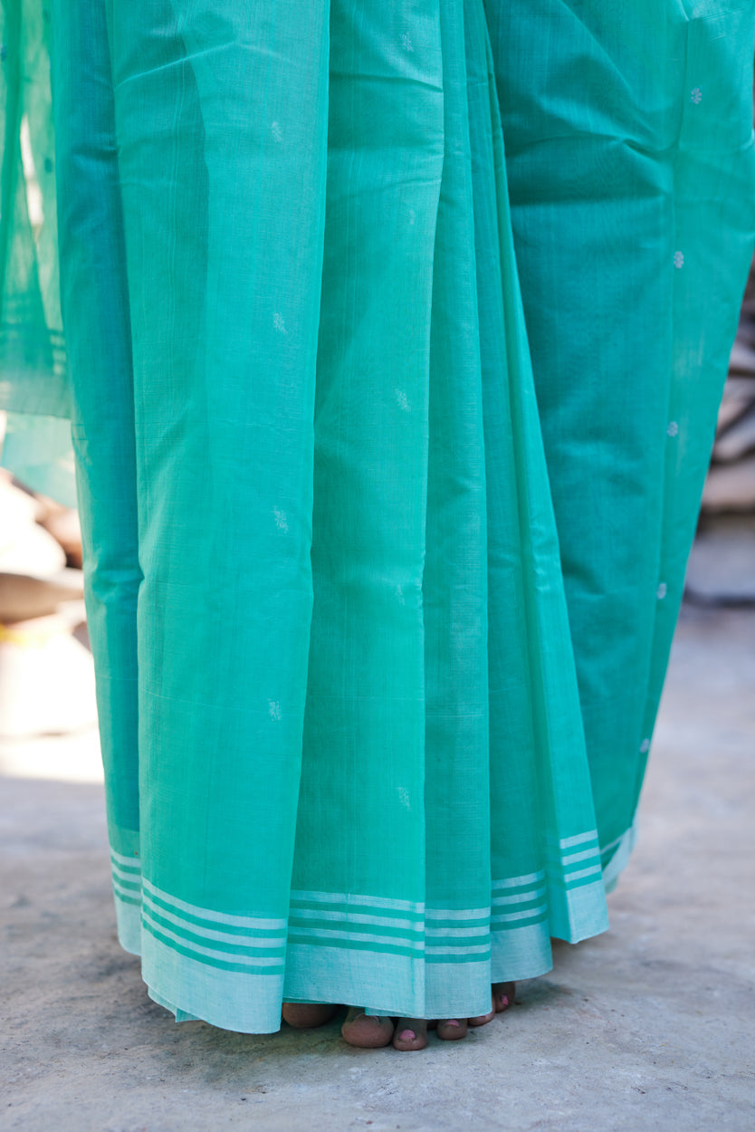 Karigari Leher Cotton Silk Chanderi Saree