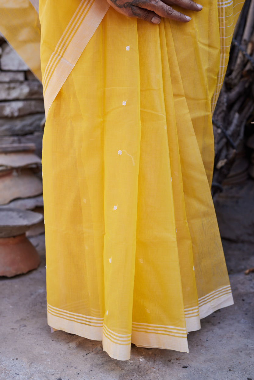 Sonchiraiya Cotton Silk Chanderi Saree