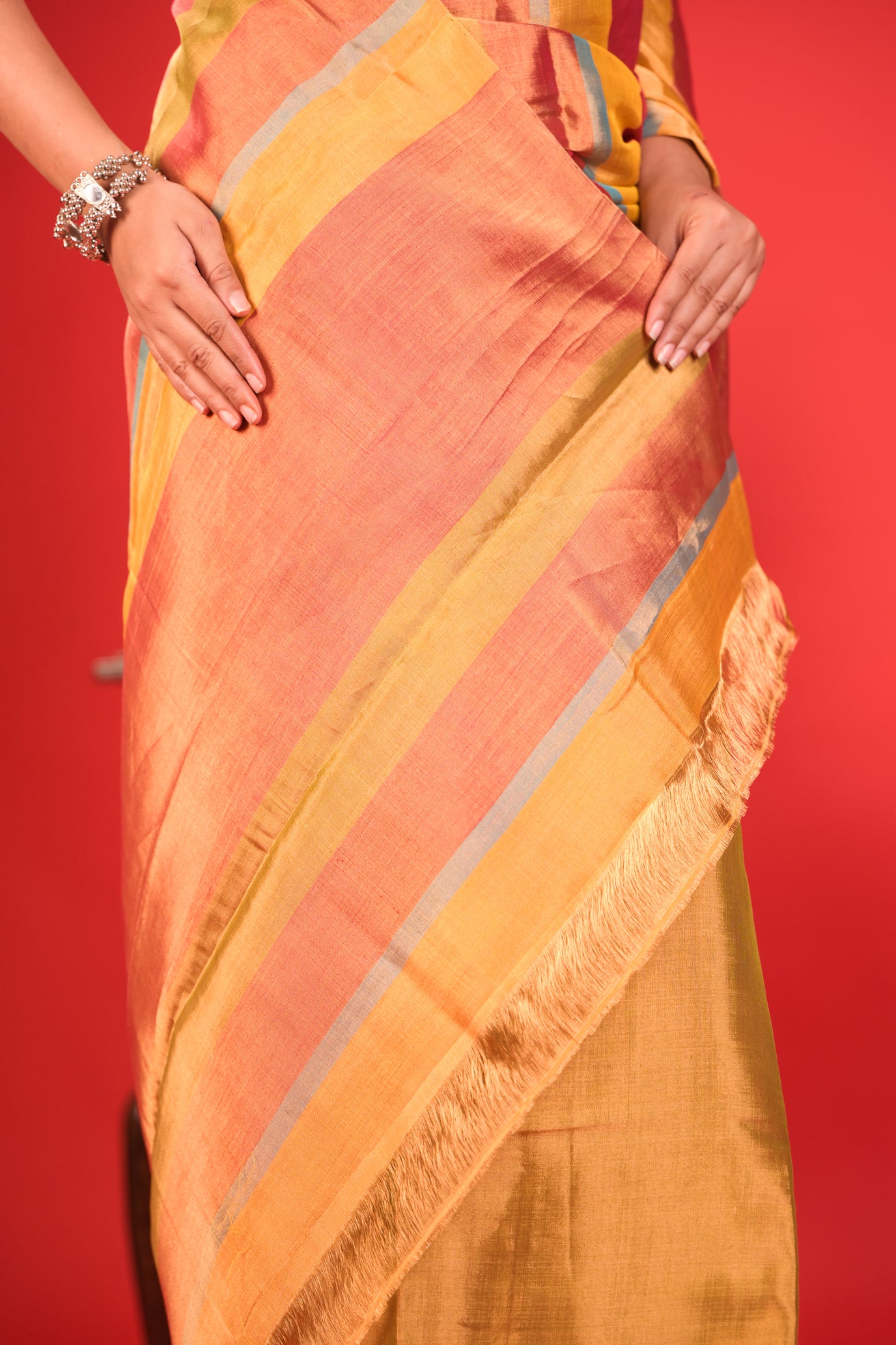 Kainnat Tarang Chanderi Tissue Saree