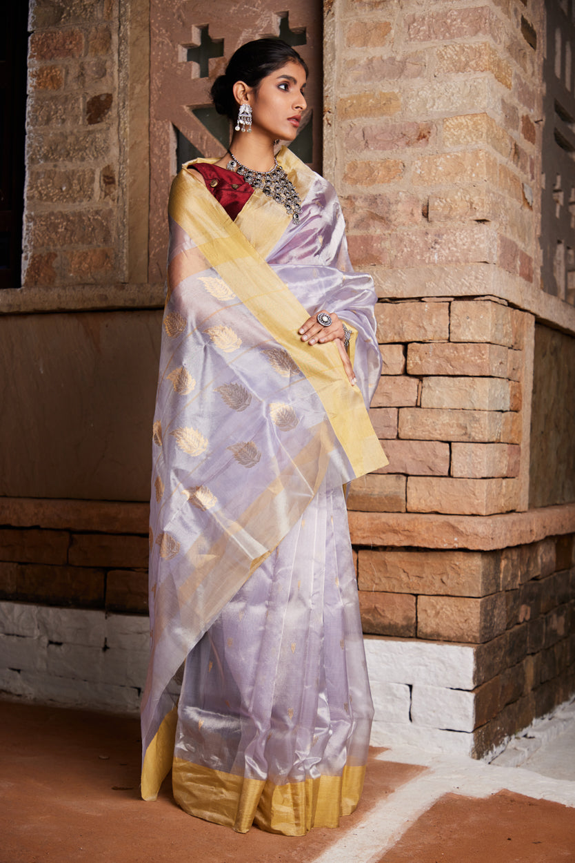 Mogra Chandni Pure Silk Chanderi Saree