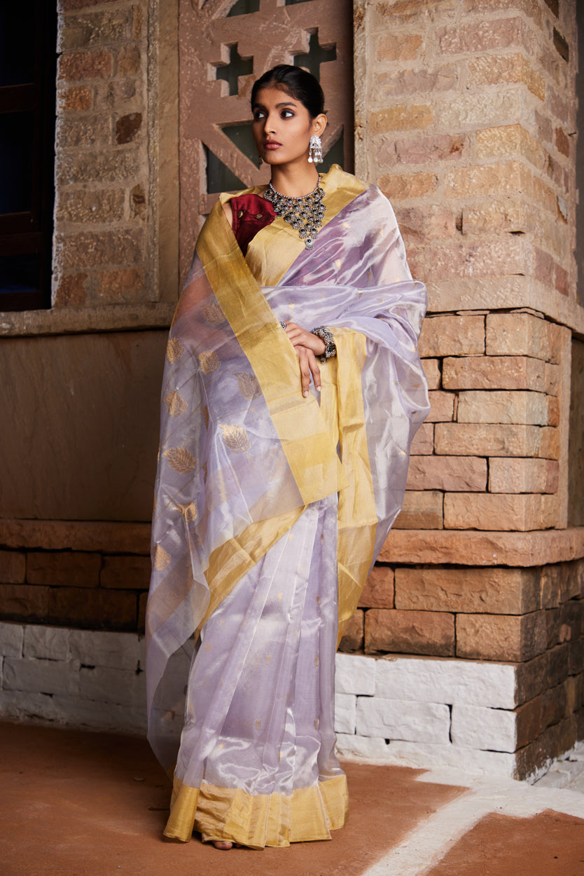 Mogra Chandni Pure Silk Chanderi Saree