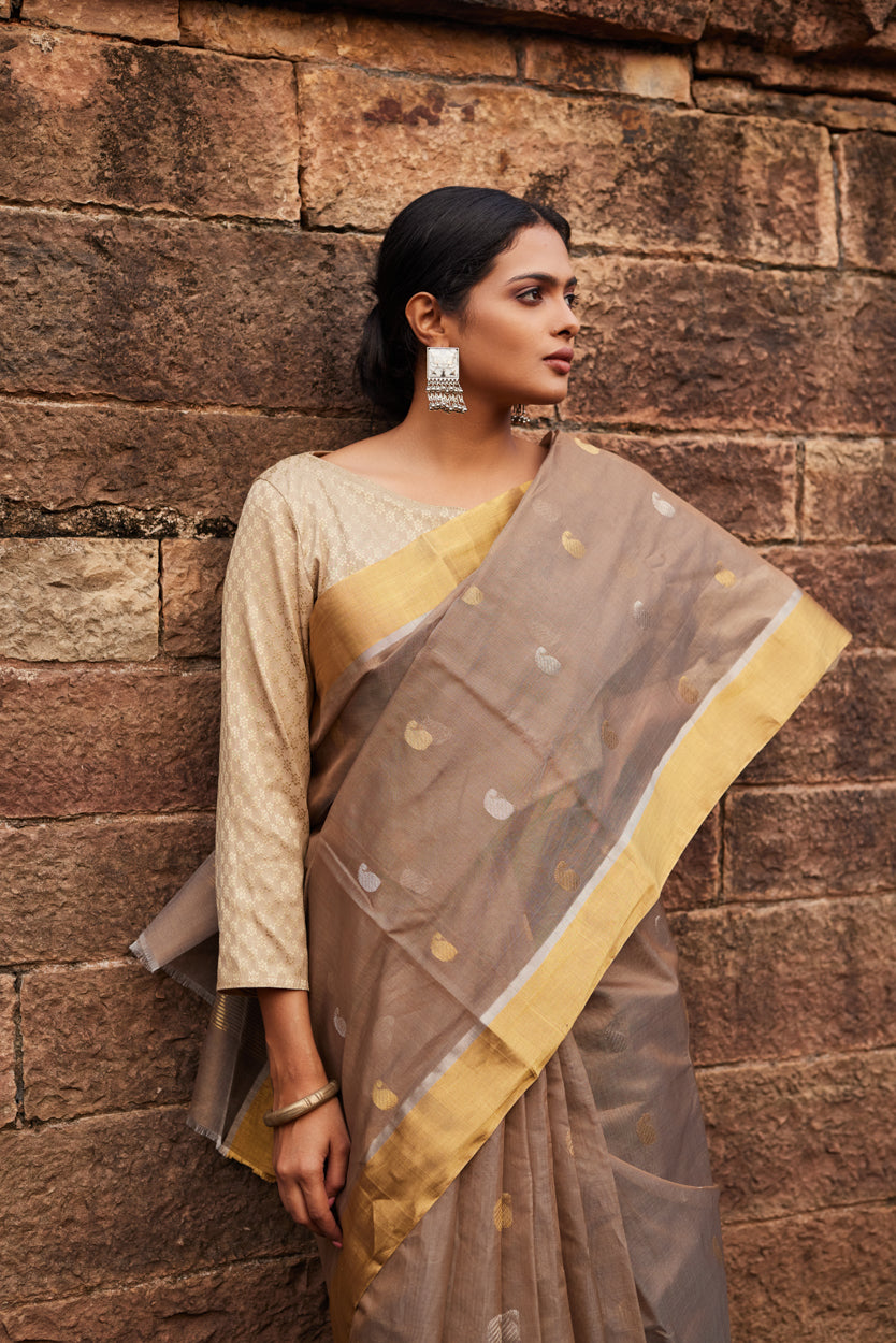 Aamprapali Cotton Silk Chanderi Saree