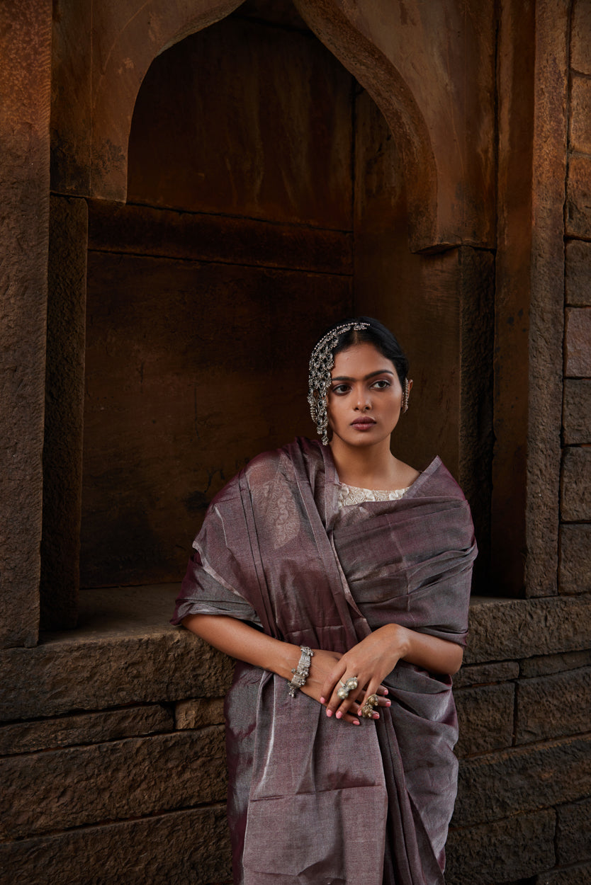 Roohani Tissue Silk Chanderi Saree
