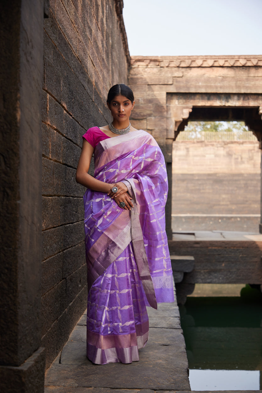 Shabnam Pattu Silk Chanderi Saree