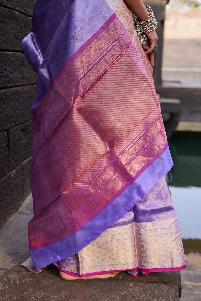 Naghma Pattu Silk Chanderi Saree