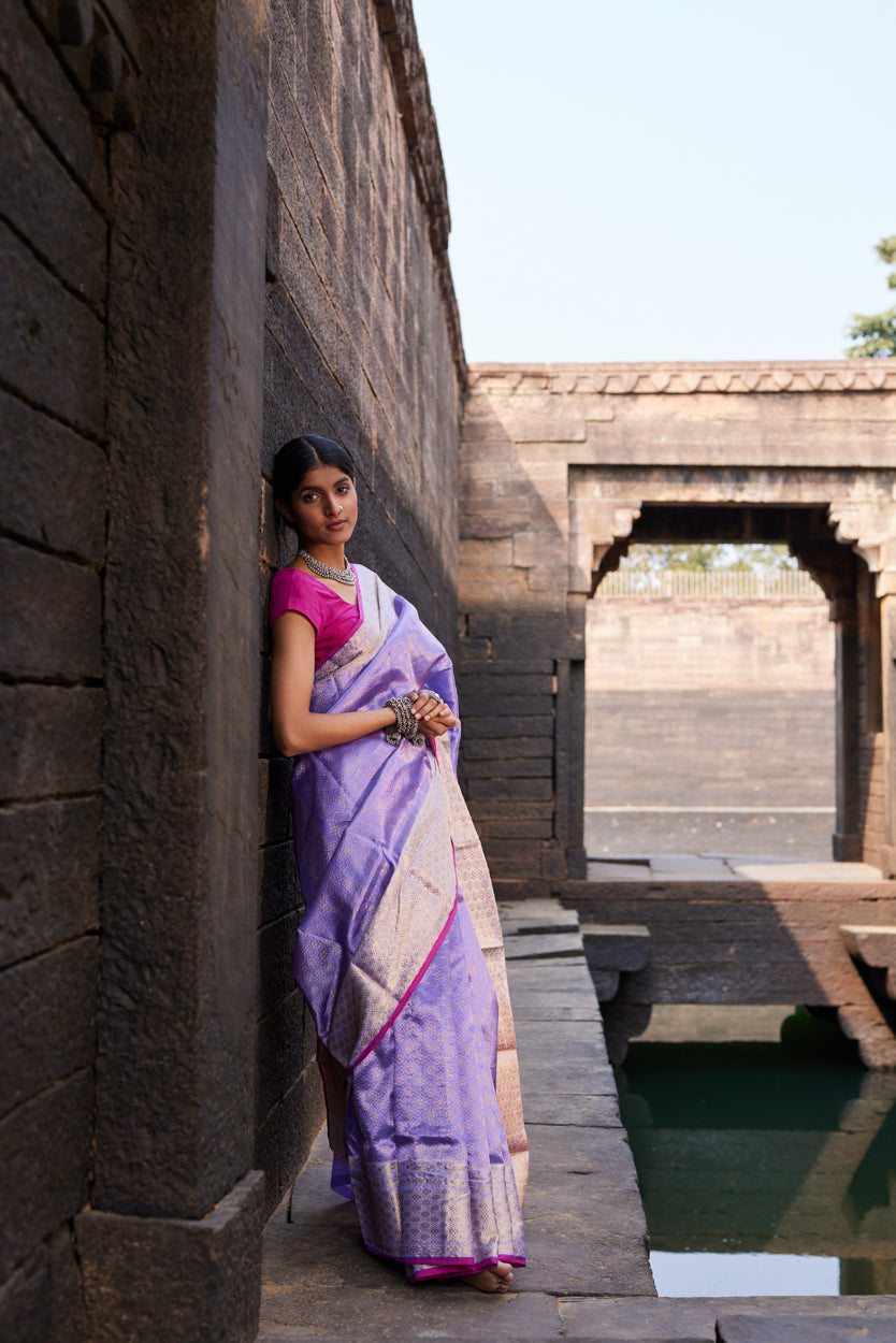 Naghma Pattu Silk Chanderi Saree