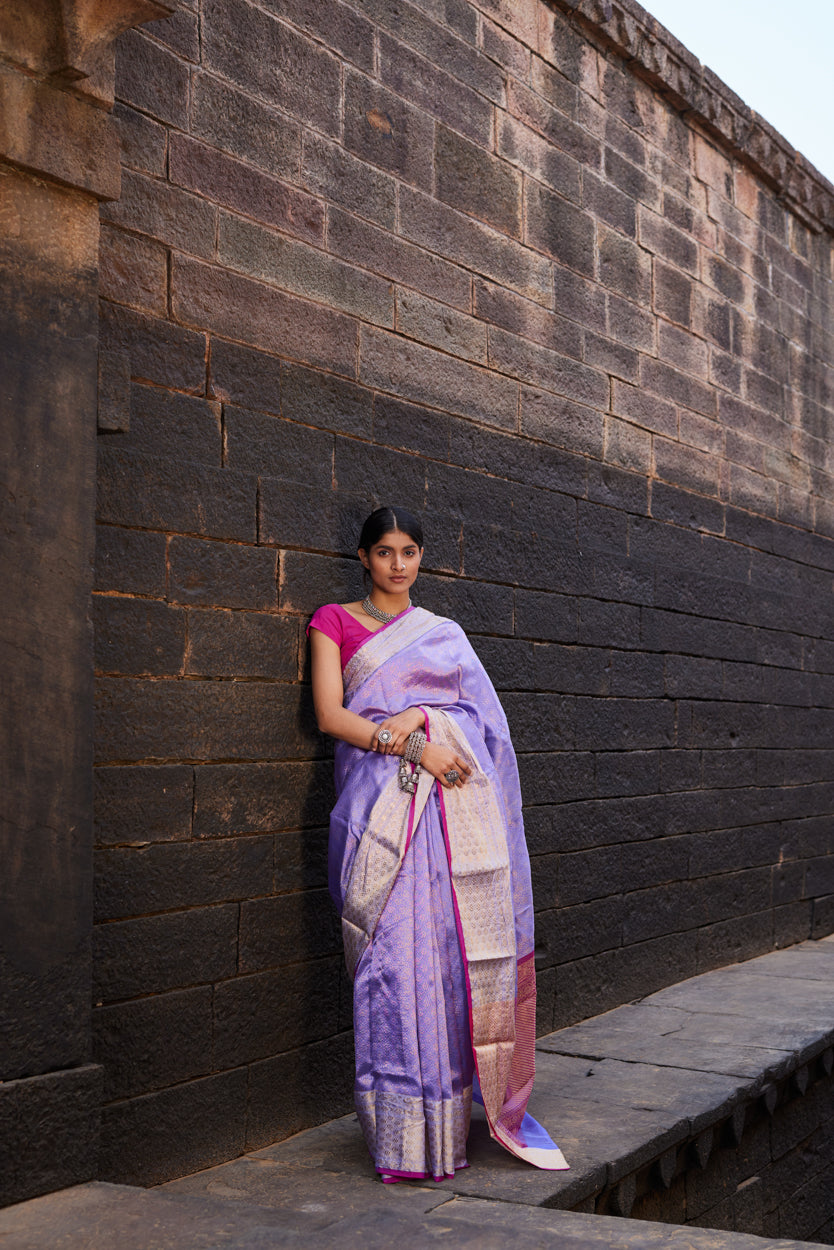 Naghma Pattu Silk Chanderi Saree