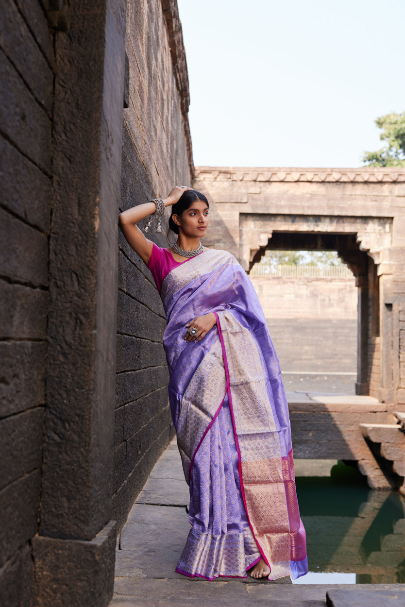 Naghma Pattu Silk Chanderi Saree