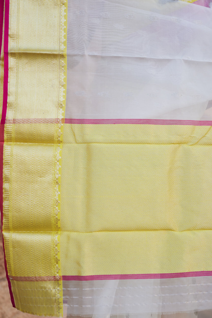 Siyahi Shaam Cotton Silk Chanderi Saree