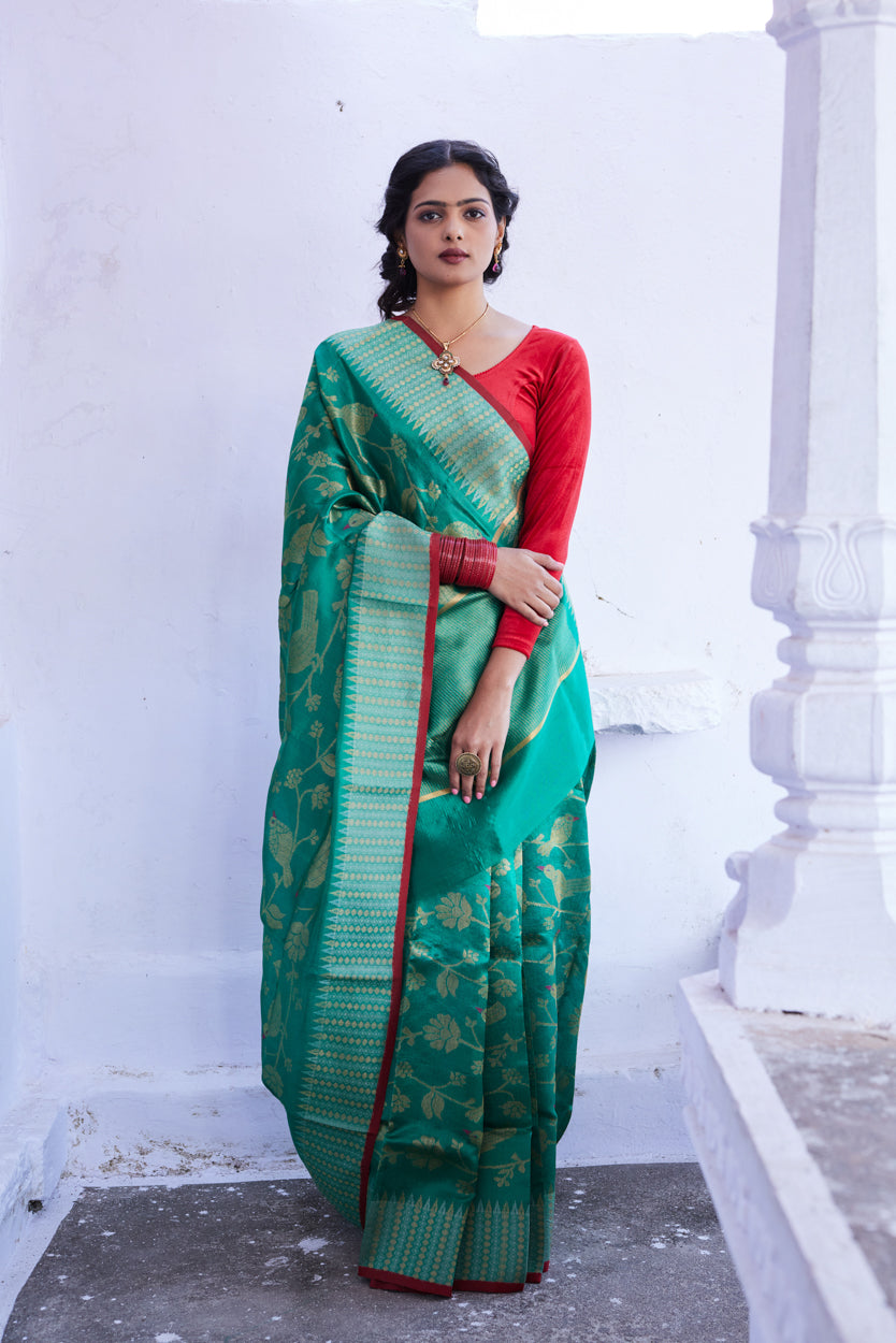 Shayrana Pattu Silk Chanderi Saree