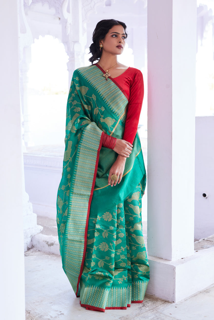 Shayrana Pattu Silk Chanderi Saree