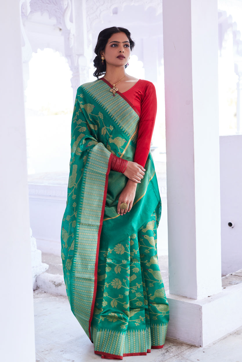Shayrana Pattu Silk Chanderi Saree