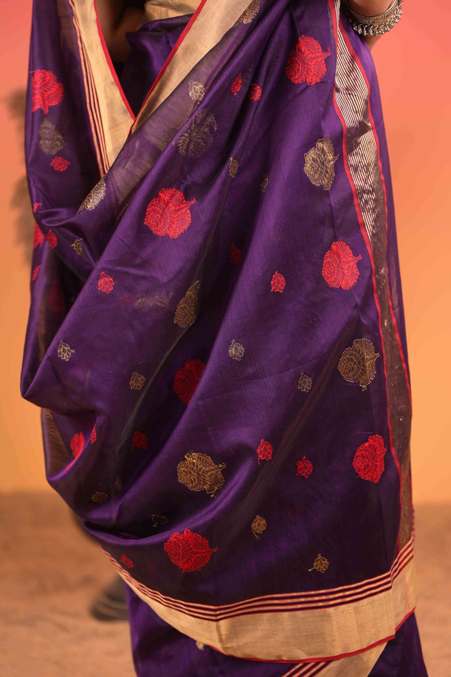 Indrani Gul Chanderi Cotton Silk Saree