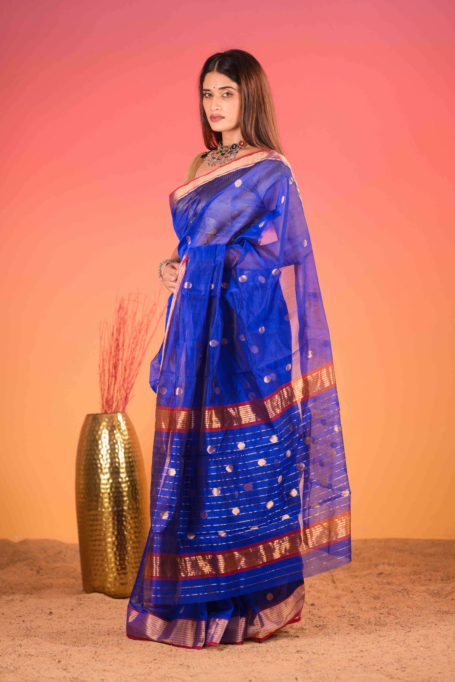 Megha Rupa Chanderi Cotton Silk Saree