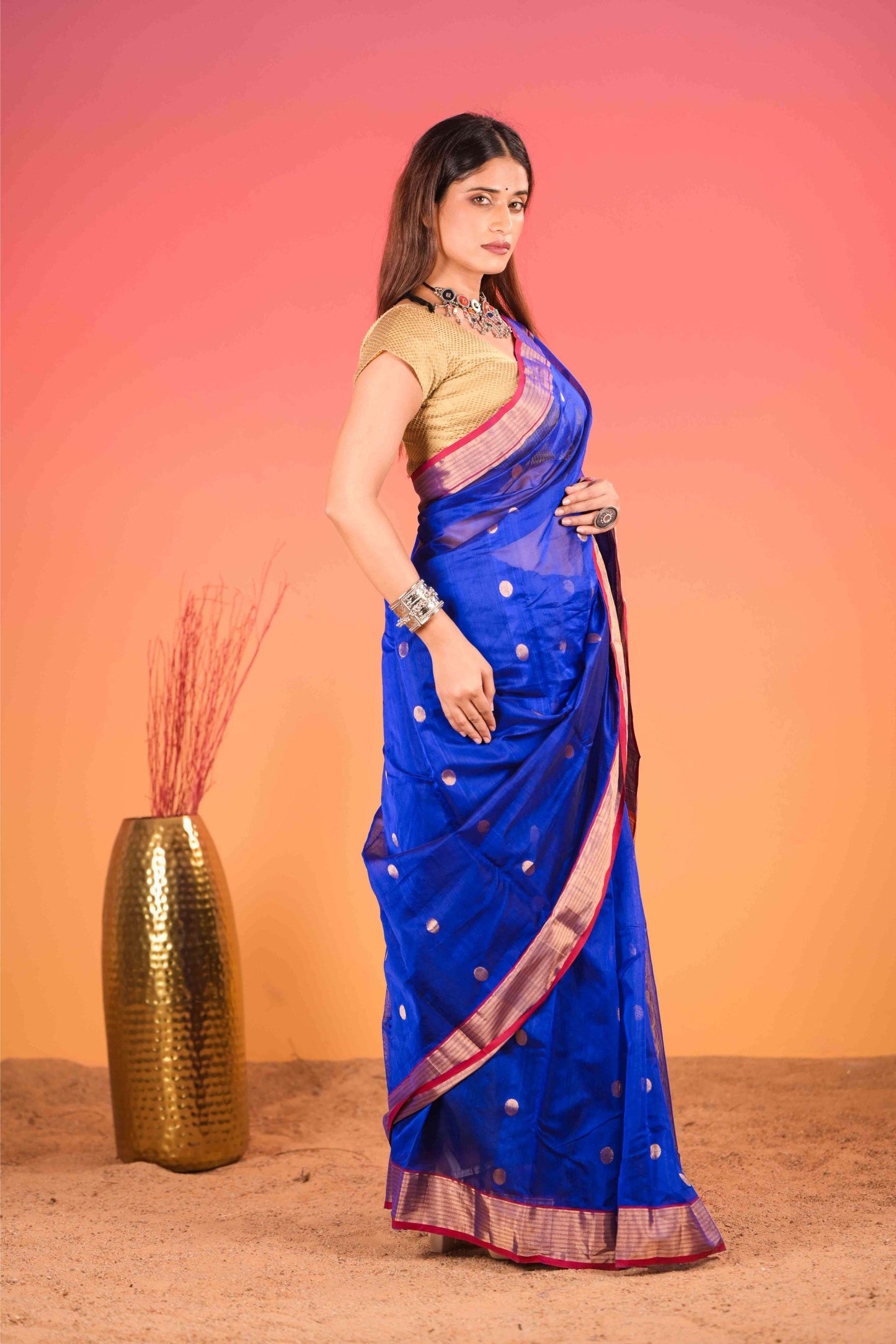 Megha Rupa Chanderi Cotton Silk Saree