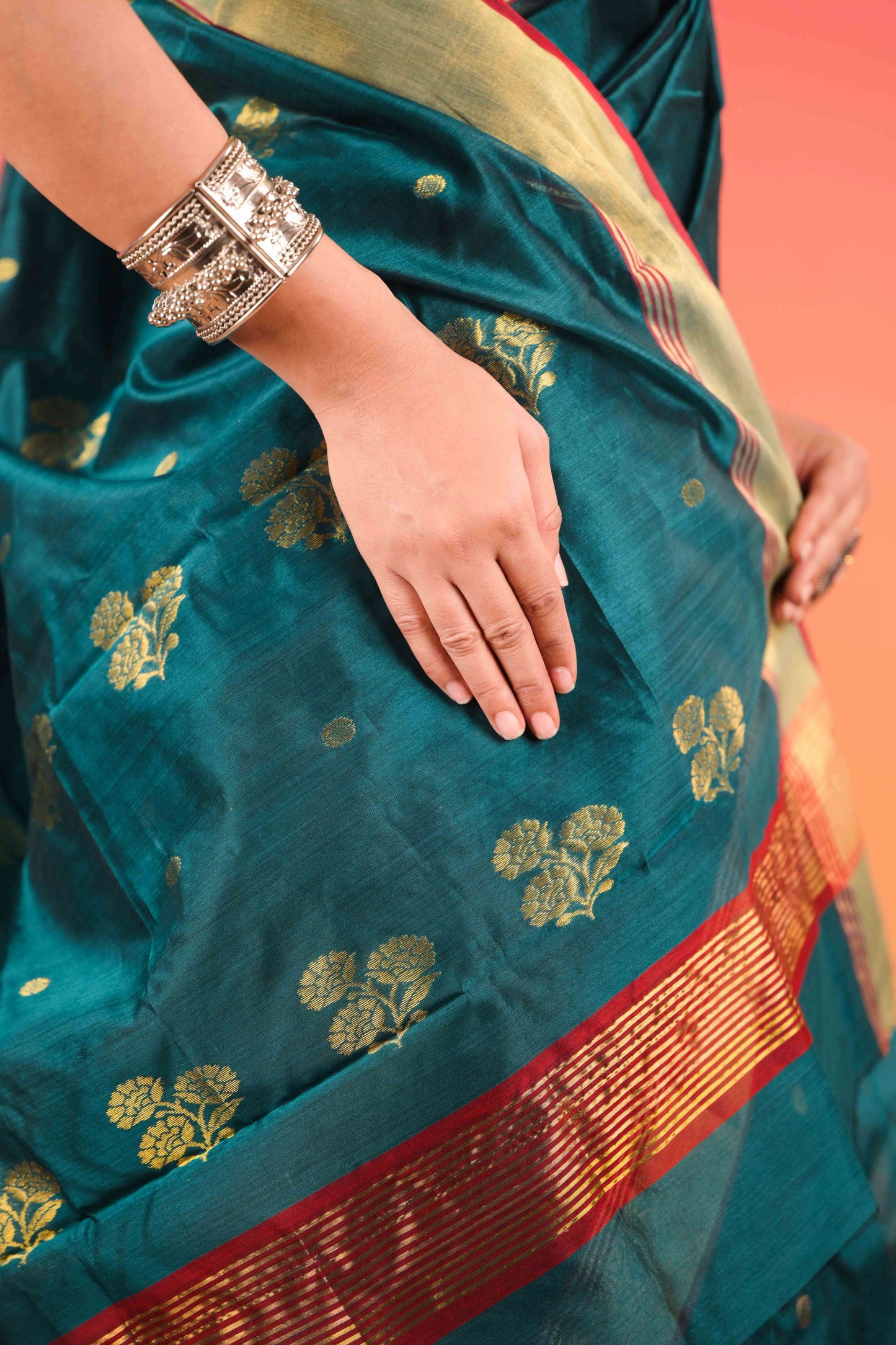 Rama Jyoti Chanderi Cotton Silk Saree