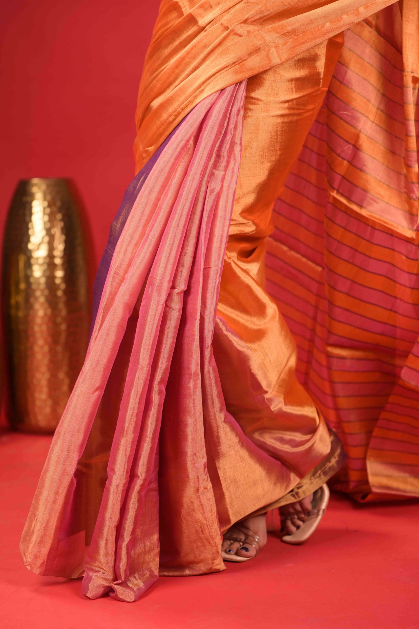 Ranga Tarang Chanderi Tissue Saree
