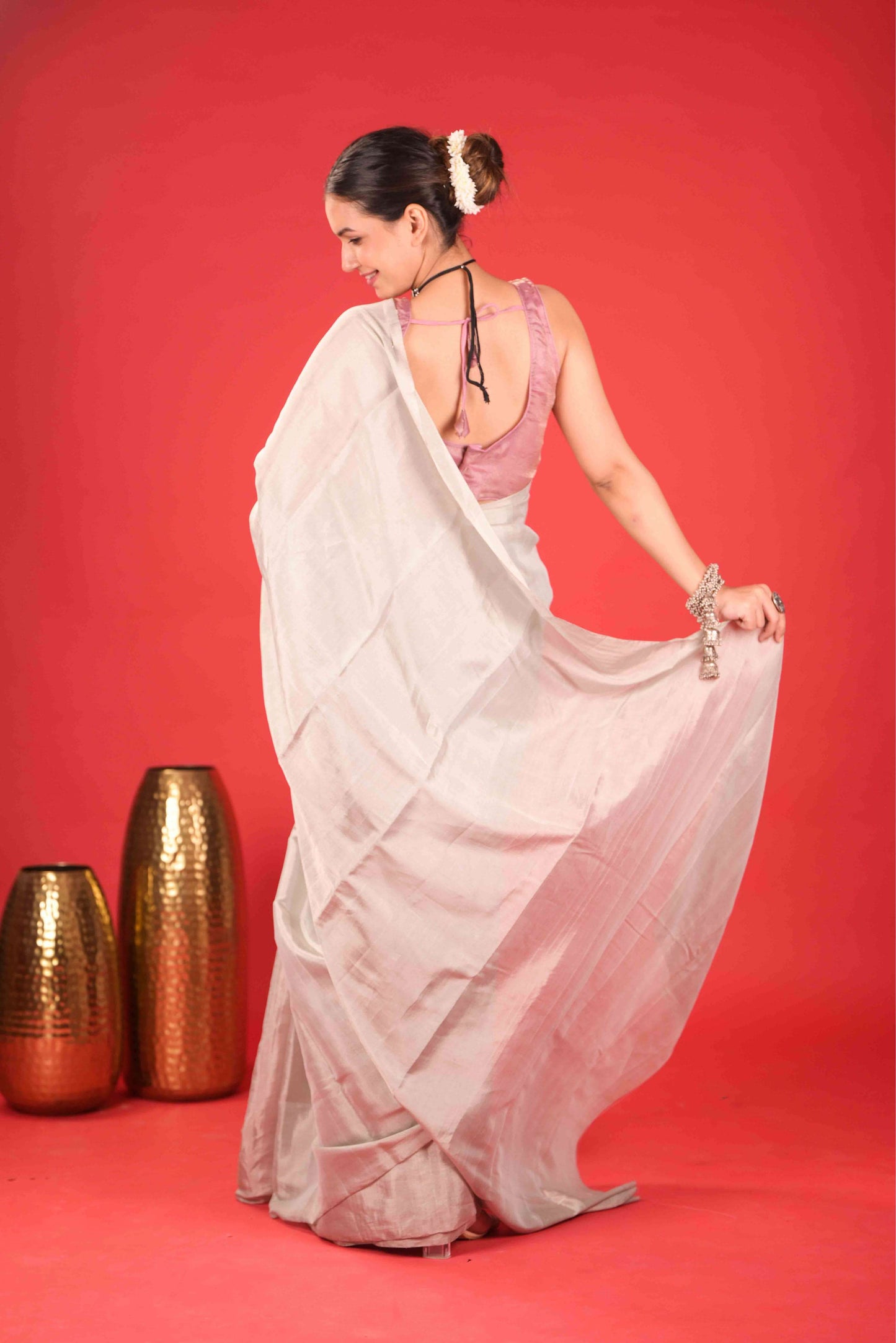 Rajat Kiran Chanderi Tissue Saree
