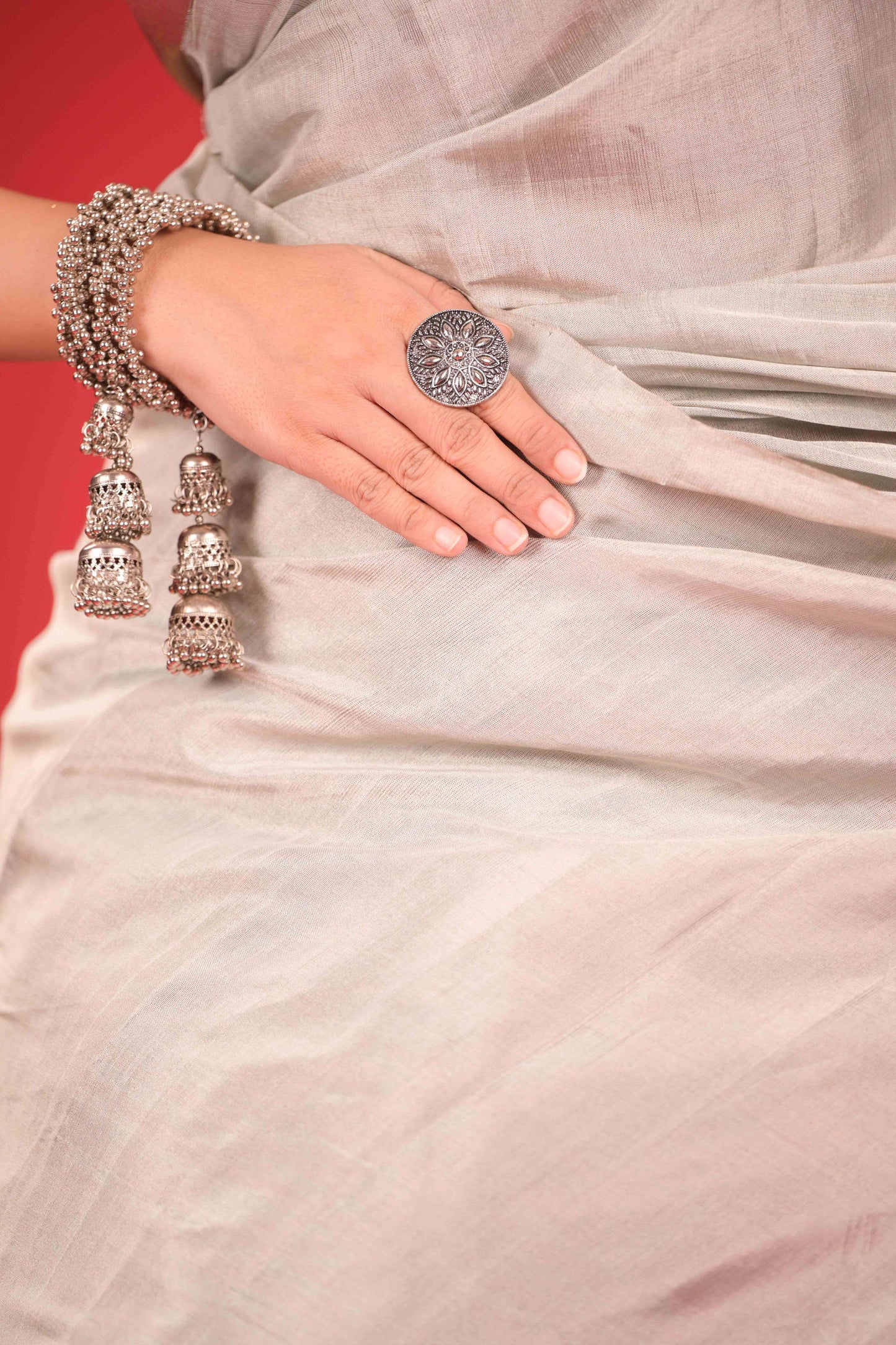 Rajat Kiran Chanderi Tissue Saree