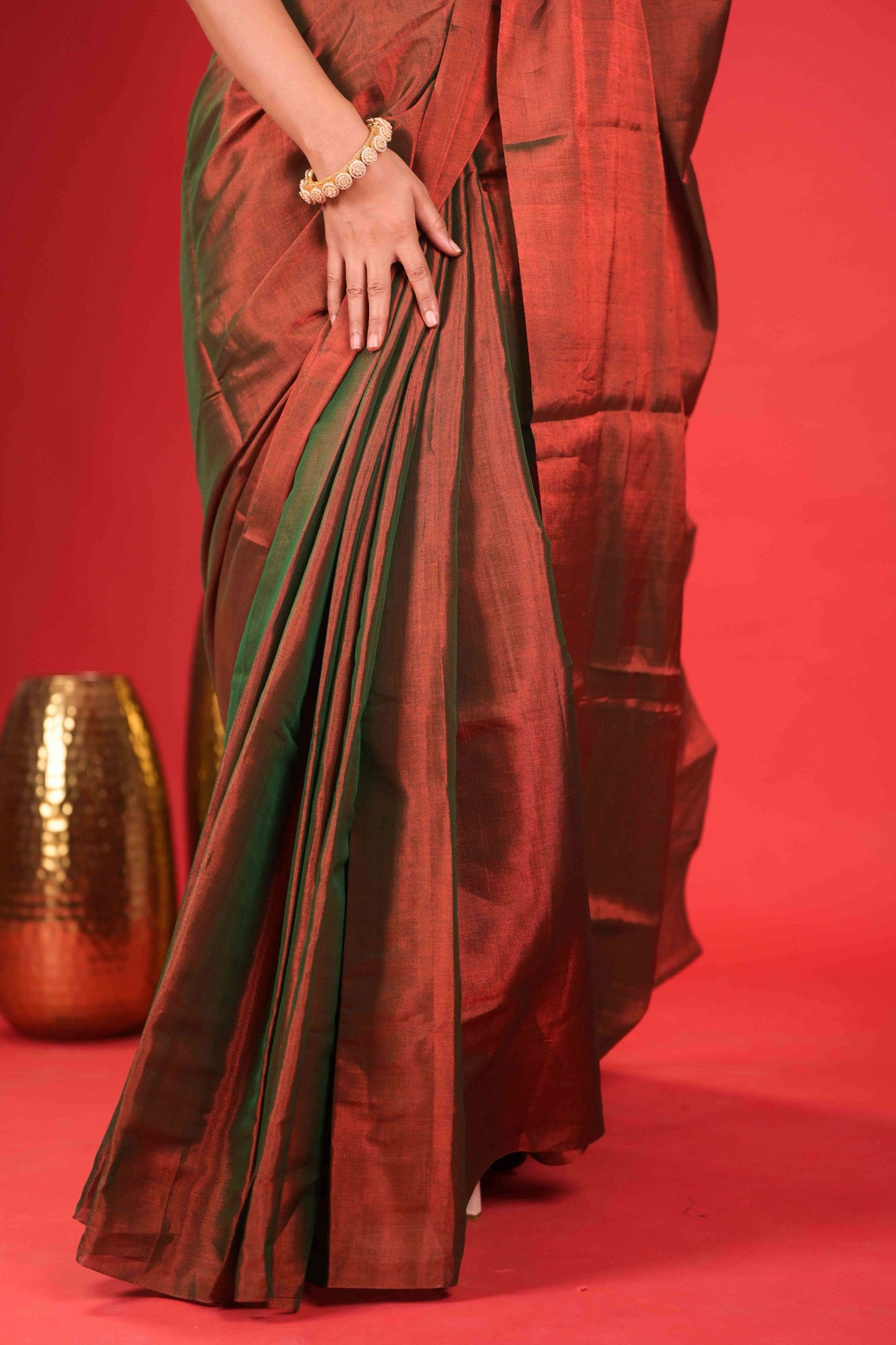 Shubh Laxmi Chanderi Tissue Saree