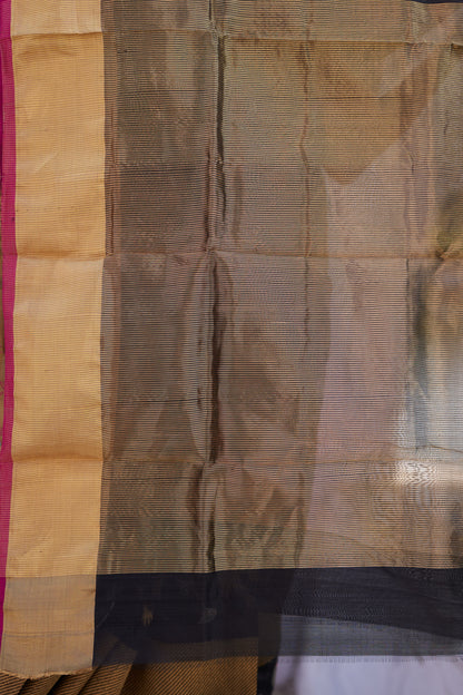 Siyahi Shringar Pattu Silk Chanderi Saree