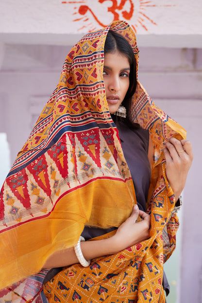 Shilpika Cotton Silk Chanderi Saree