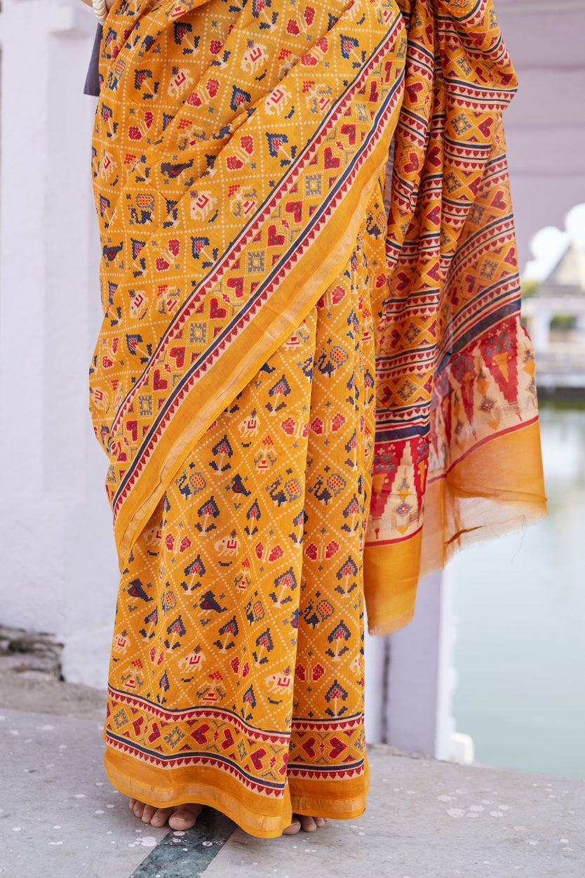 Shilpika Cotton Silk Chanderi Saree
