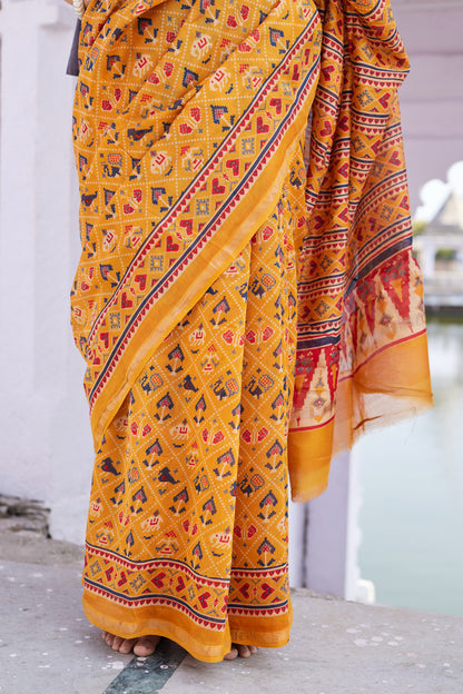 Shilpika Cotton Silk Chanderi Saree