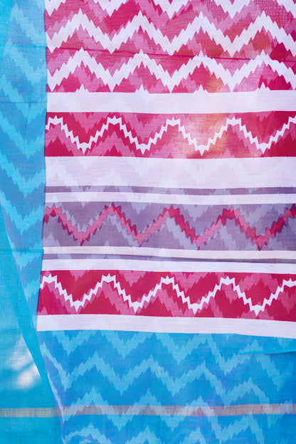 Shwet Kavya Cotton Silk Chanderi Saree