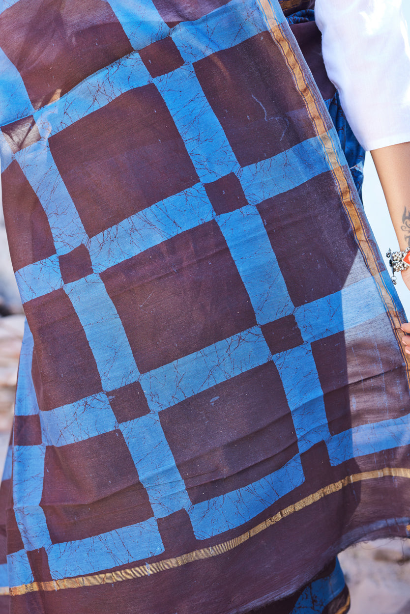 Chitramayi Cotton Silk Chanderi Saree