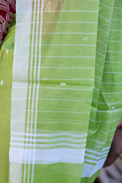 Vrindavan Sutra Cotton Silk Chanderi Saree