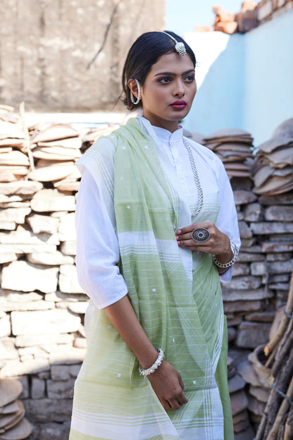 Kanak Katha Cotton Silk Chanderi Saree