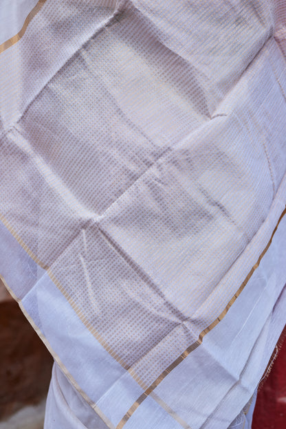 Kora Kavya Tissue Silk Chanderi Saree