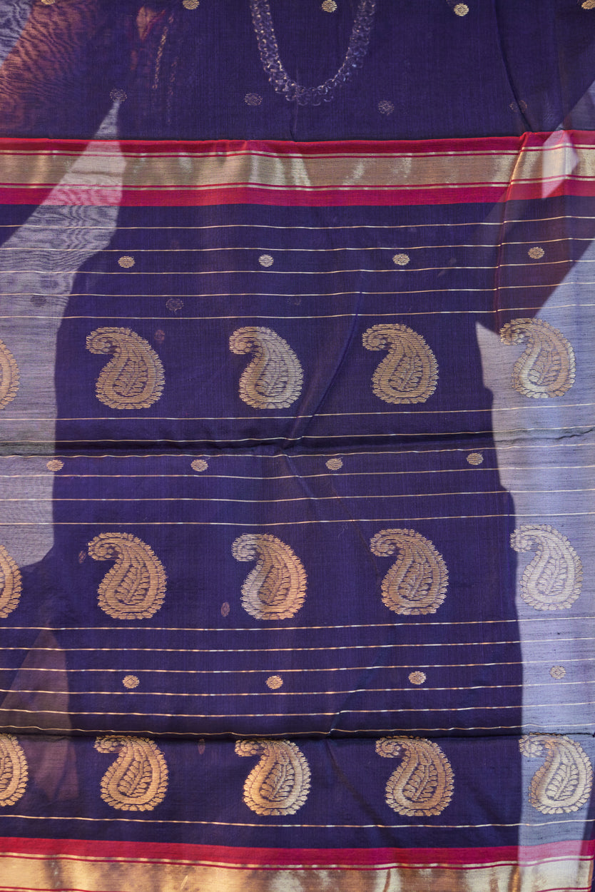 Neelima Leela Cotton Silk Chanderi Saree