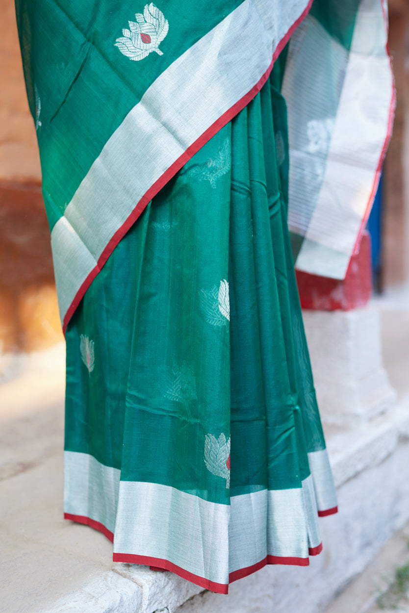 Kamalini Cotton Silk Chanderi Sarees