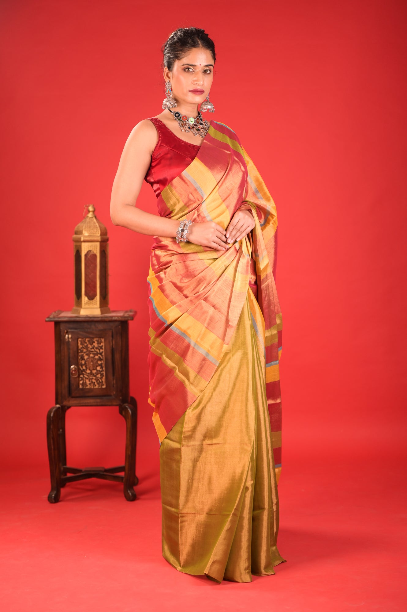 Kainnat Tarang Chanderi Tissue Saree