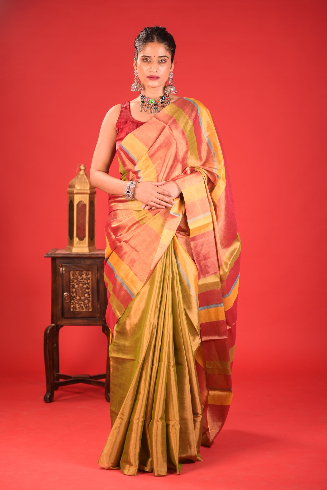 Kainnat Tarang Chanderi Tissue Saree