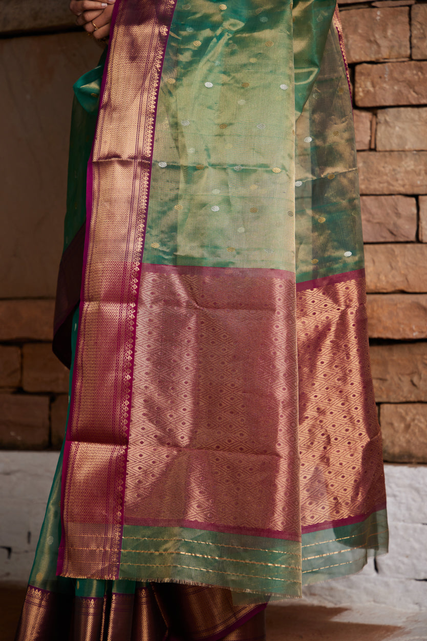 Sitaari Noor Pure Silk Chanderi Saree