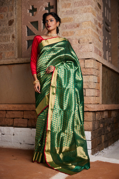 Kumudini Pure Silk Chanderi Saree
