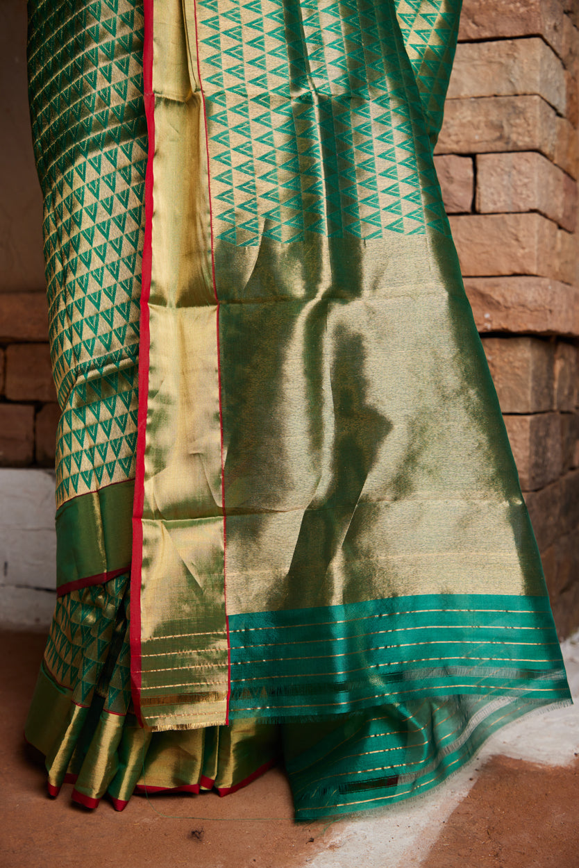 Kumudini Pure Silk Chanderi Saree