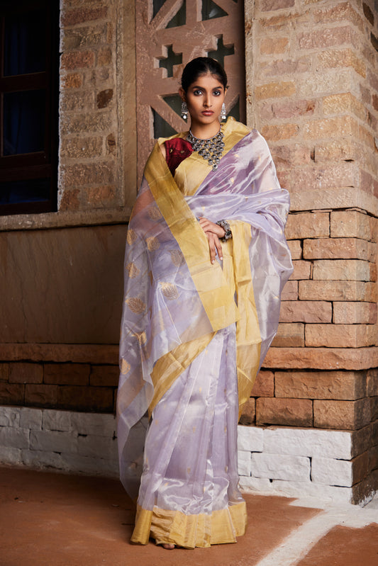 Mogra Chandni Pure Silk Chanderi Saree