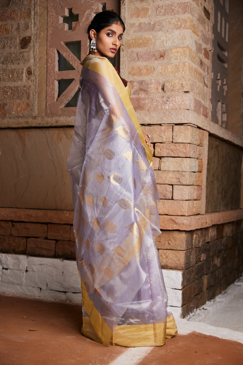 Mogra Chandni Pure Silk Chanderi Saree