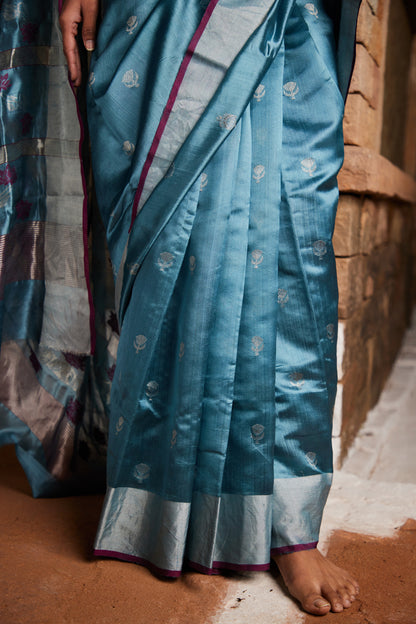 Gulzaar Pure Silk Chanderi Saree