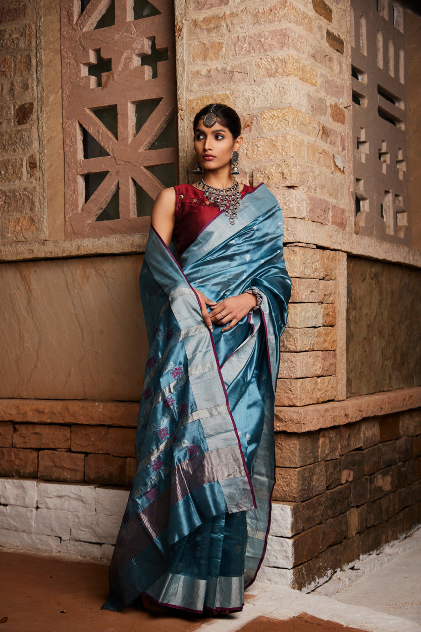 Gulzaar Pure Silk Chanderi Saree