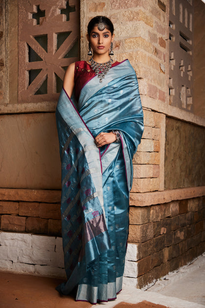 Gulzaar Pure Silk Chanderi Saree