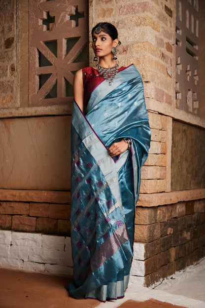 Gulzaar Pure Silk Chanderi Saree