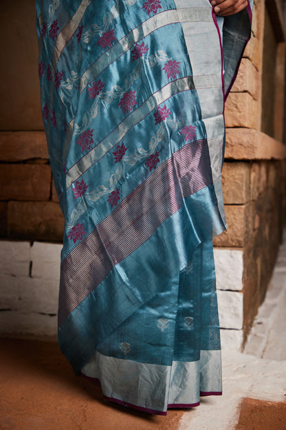 Gulzaar Pure Silk Chanderi Saree