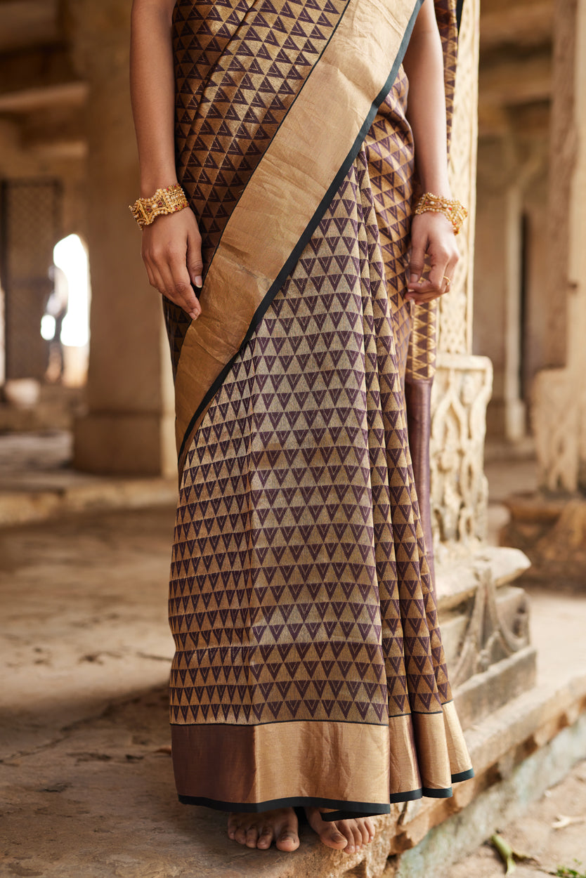 Naqsh Si Nazakat Pure Silk Chanderi Saree